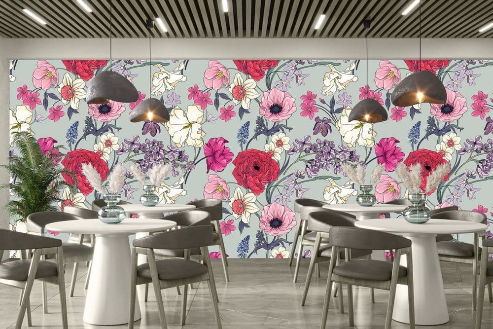 Pink Floral Pattern view 1