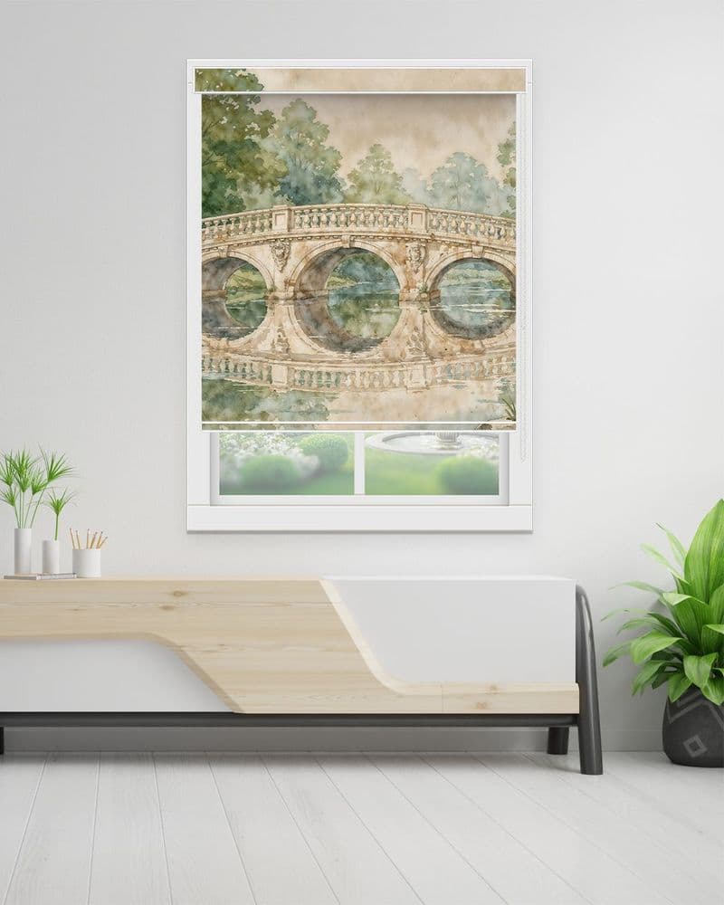 Serene Stone Bridge view 1