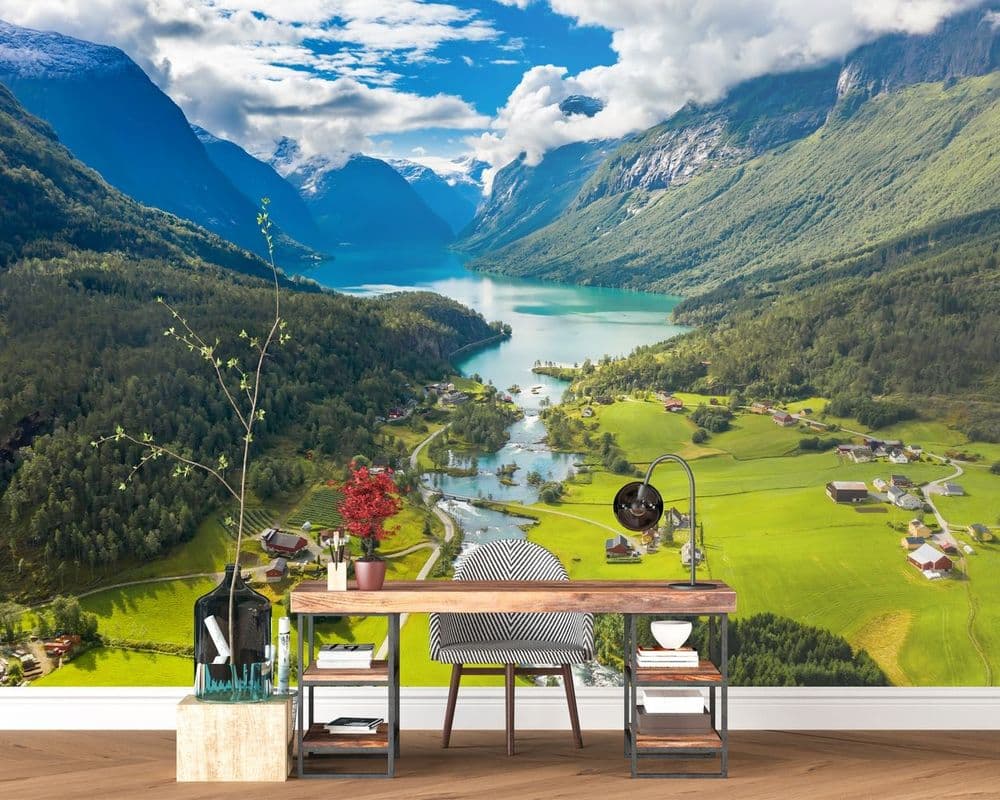 Alpine Countryside view 1