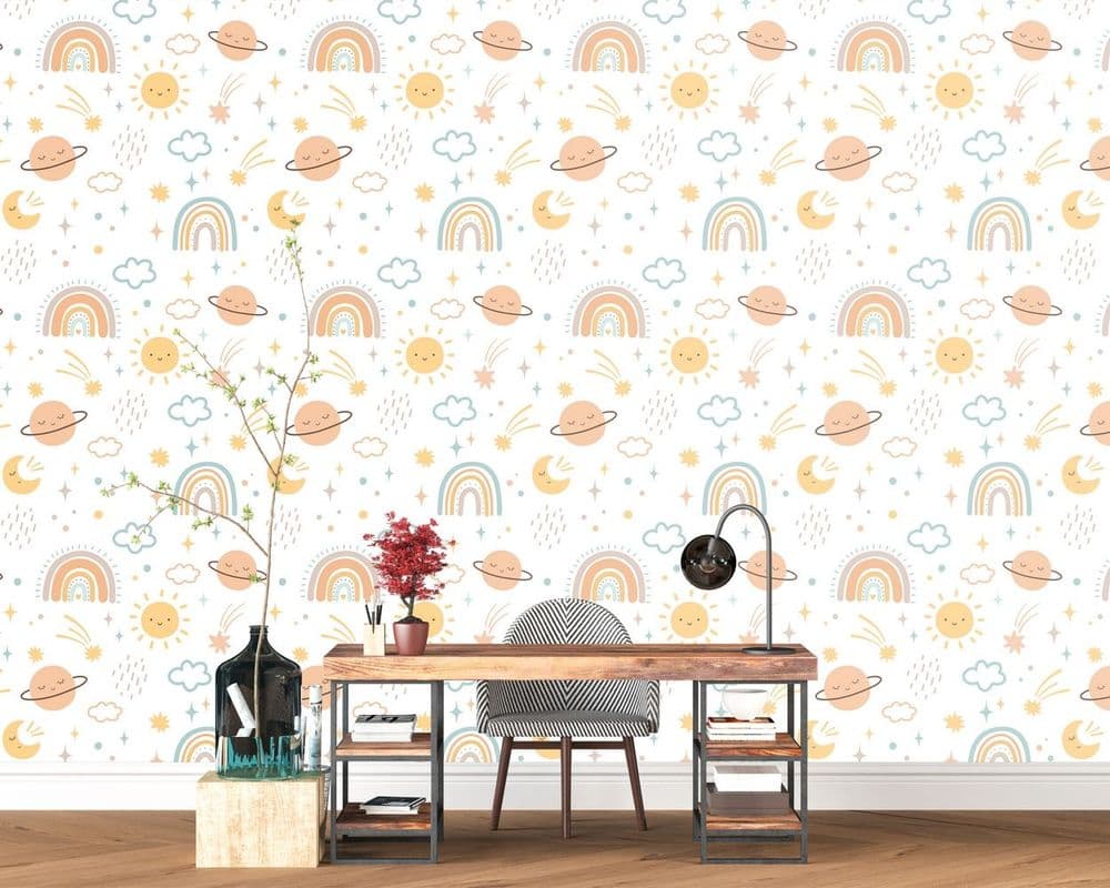 Pastel Rainbow Pattern view 1