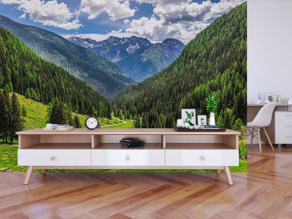 Alpine Green Meadow view 1
