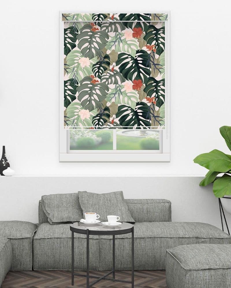 Tropical Floral Blind view 1