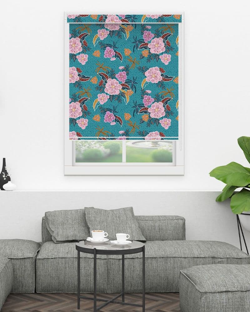 Teal Blossom Field view 1