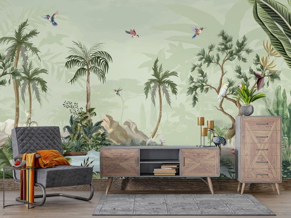 Tropical Garden Illustration view 1