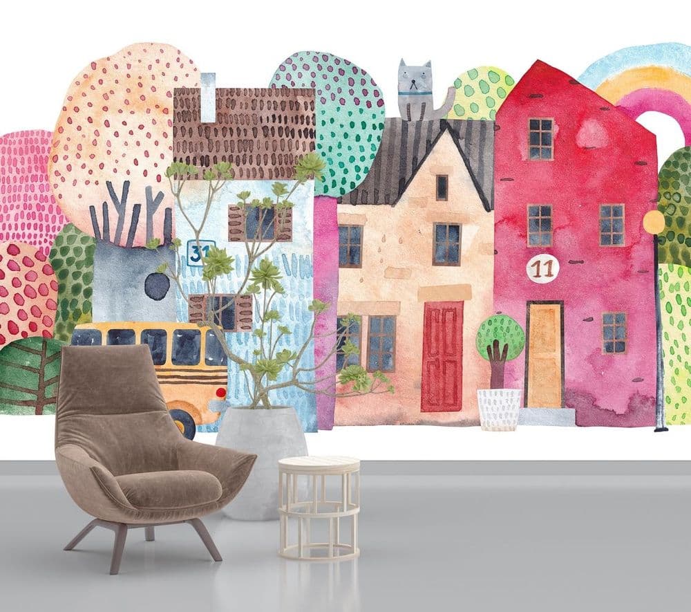 Pastel Town view 1