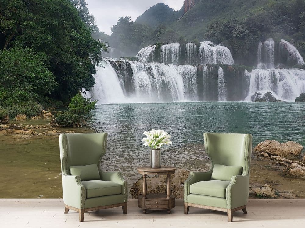 Scenic Forest Waterfall view 1