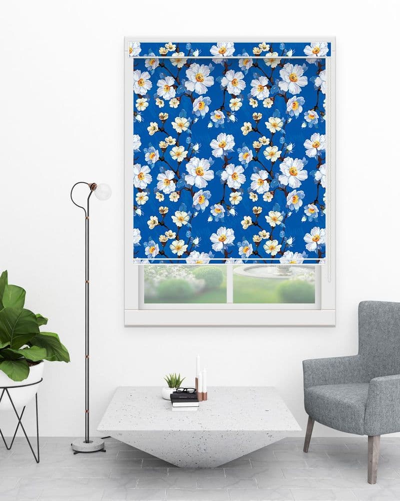 Blue Daisy Charm view 1