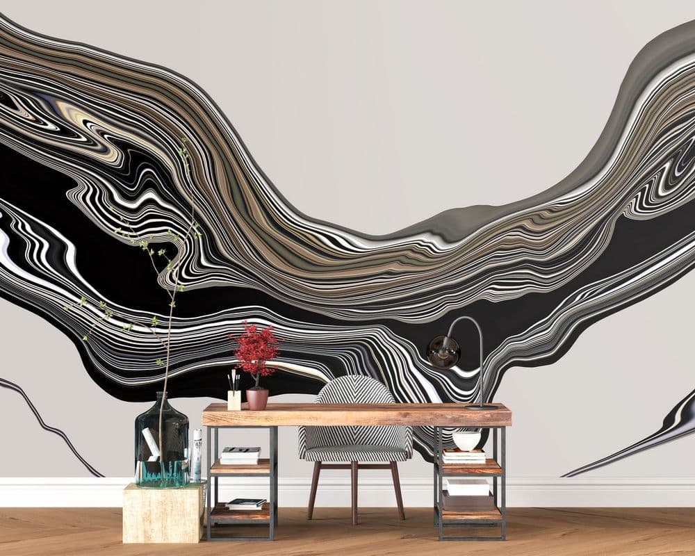 Layered Abstract Lines view 1