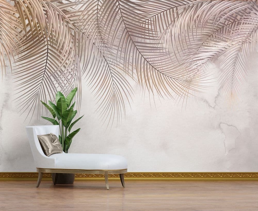Faded Palm Leaves view 1