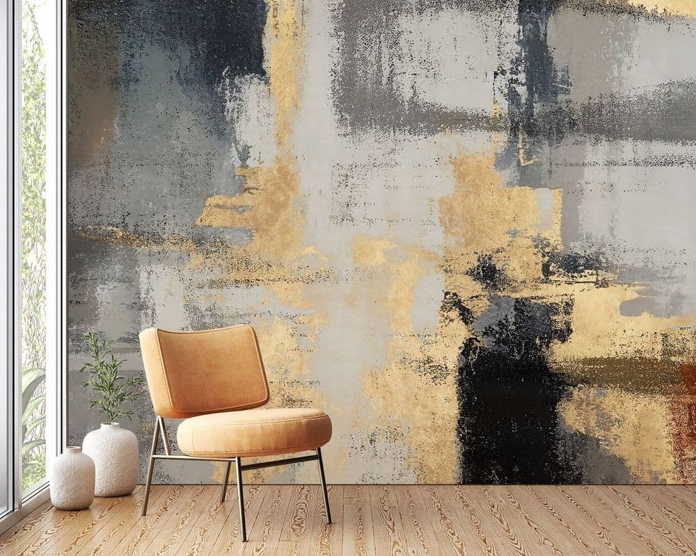 Golden Grunge Texture view 1