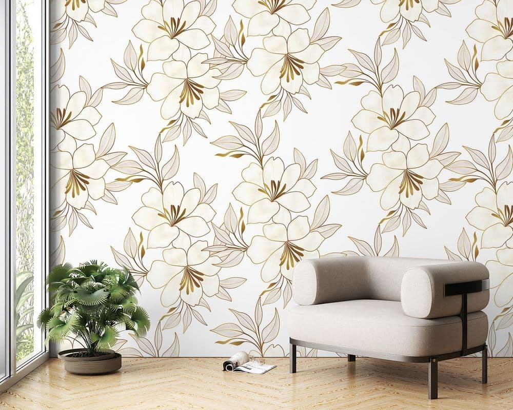 Minimal Floral Sketch view 1