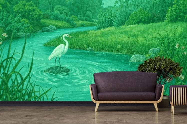 Wild Heron's Solitude