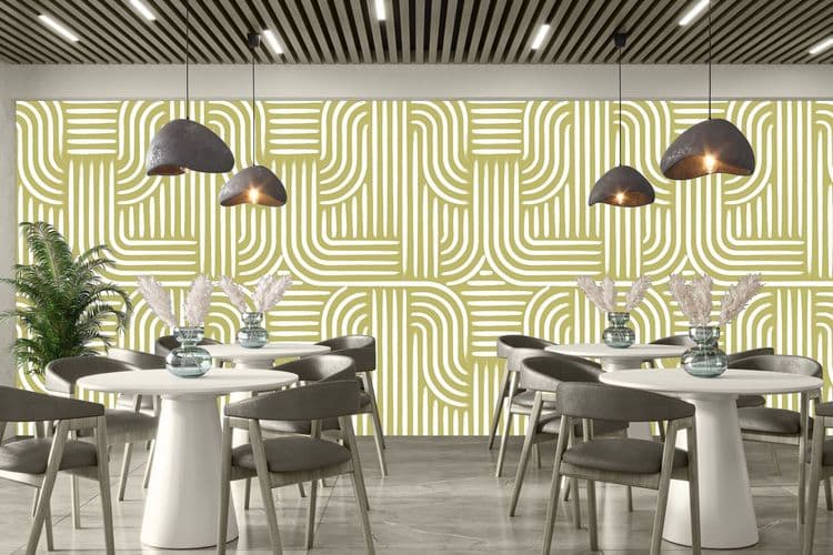 Geometric Maze Pattern