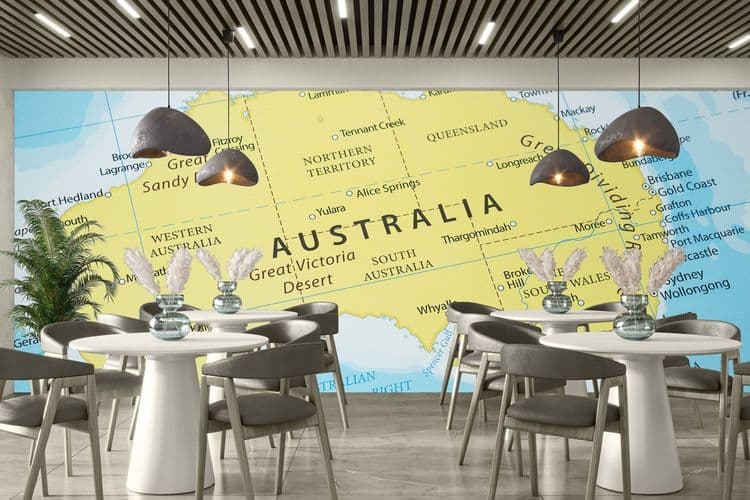 Australia Geographic Map