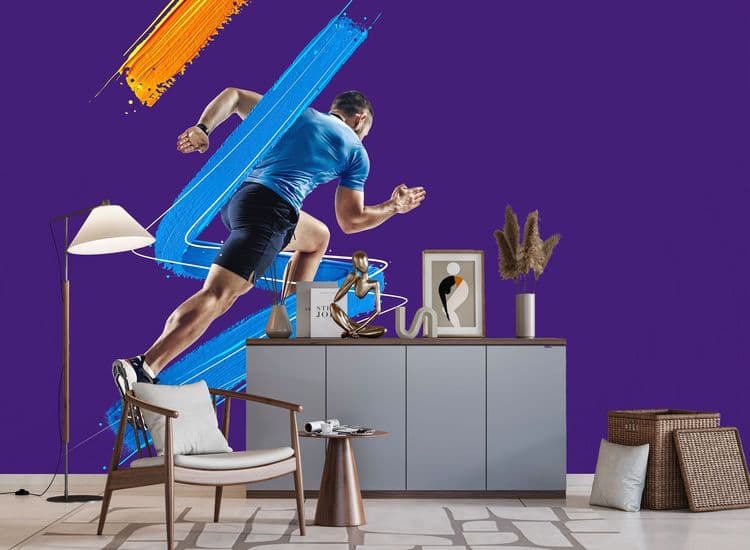 Athlete Running Design
