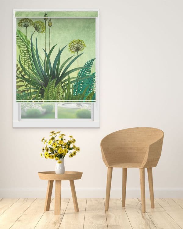Green Botanical Blinds