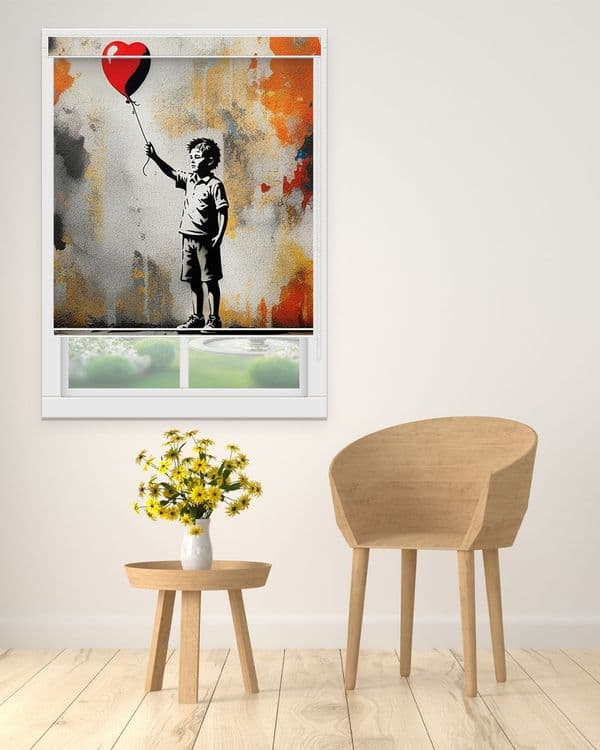 Boy with Heart Balloon