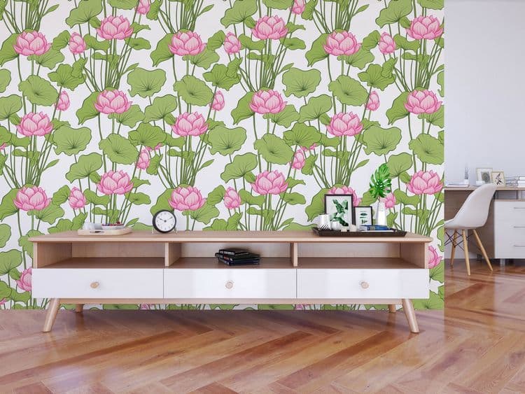 Pink Lotus Pattern