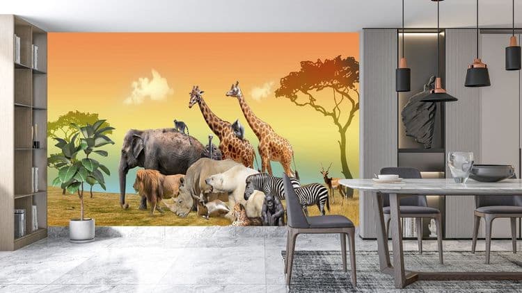 African Wildlife Landscape