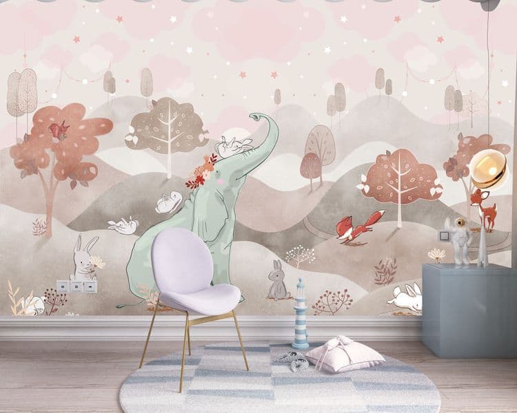 The Elephant’s Pastel Play-Date