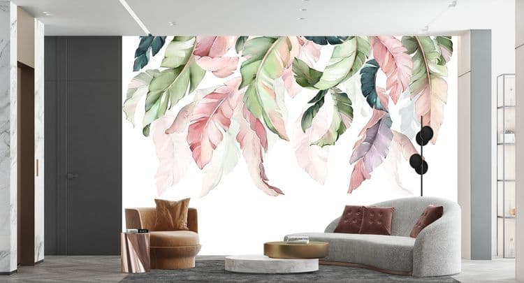 Watercolor Banana Border