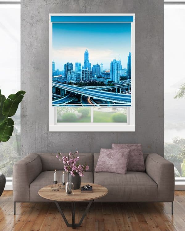 Blue Cityscape