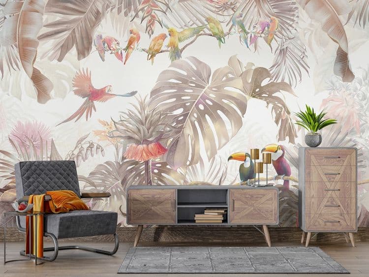 Vintage Tropical Birds