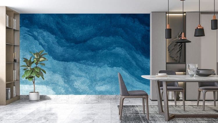 Deep Blue Abstract