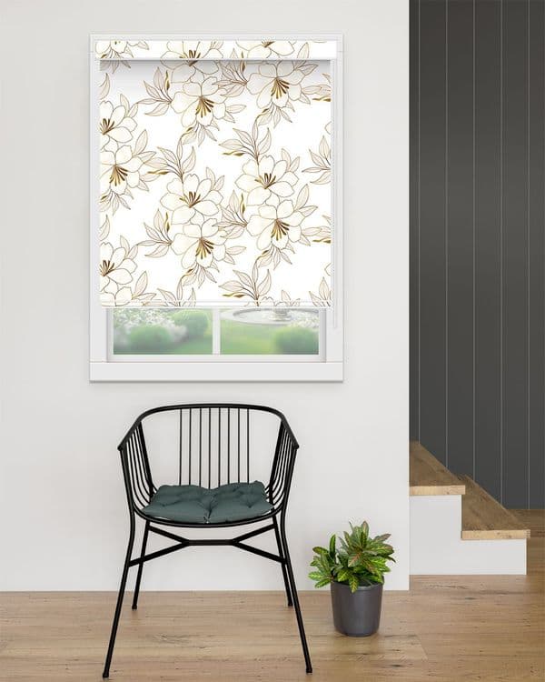 White Floral Filigree