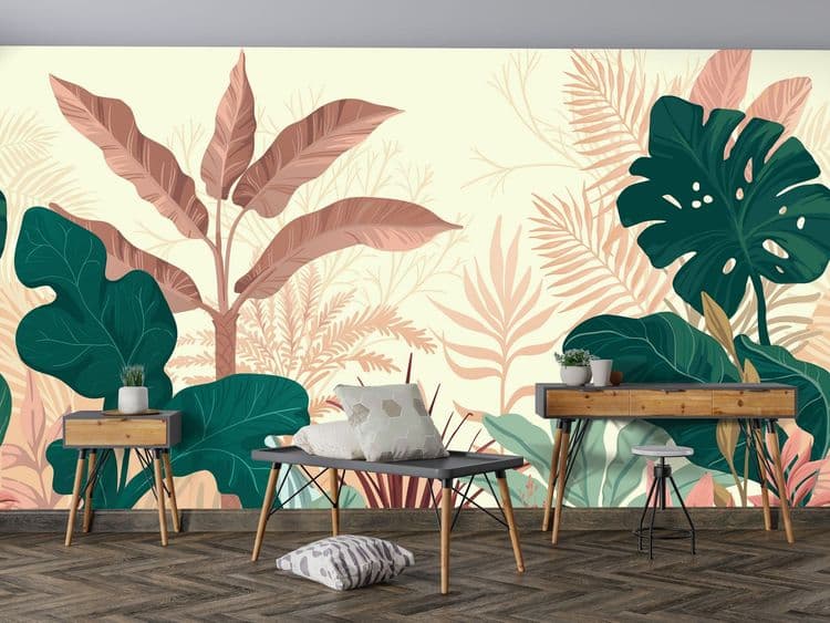 Banana & Palm Leaves