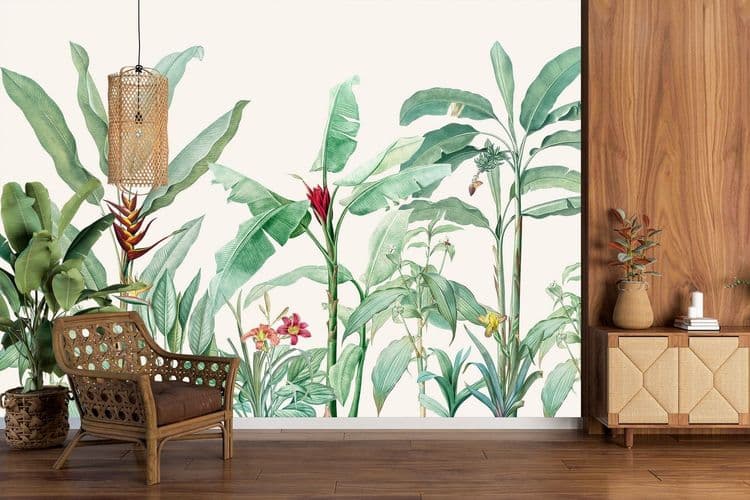 Hand Drawn Tropical Plants