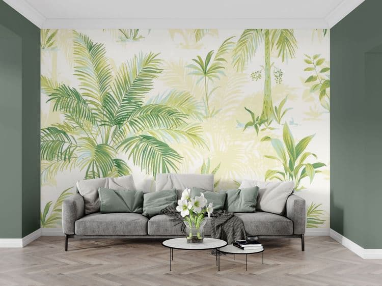 Watercolor Tropical Palms