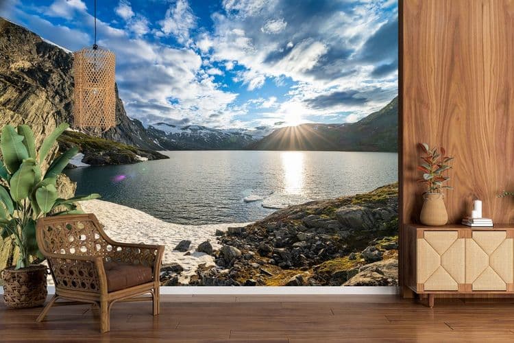 Mountain Lake Reflection