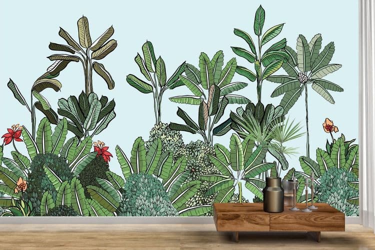 Tropical Jungle Border