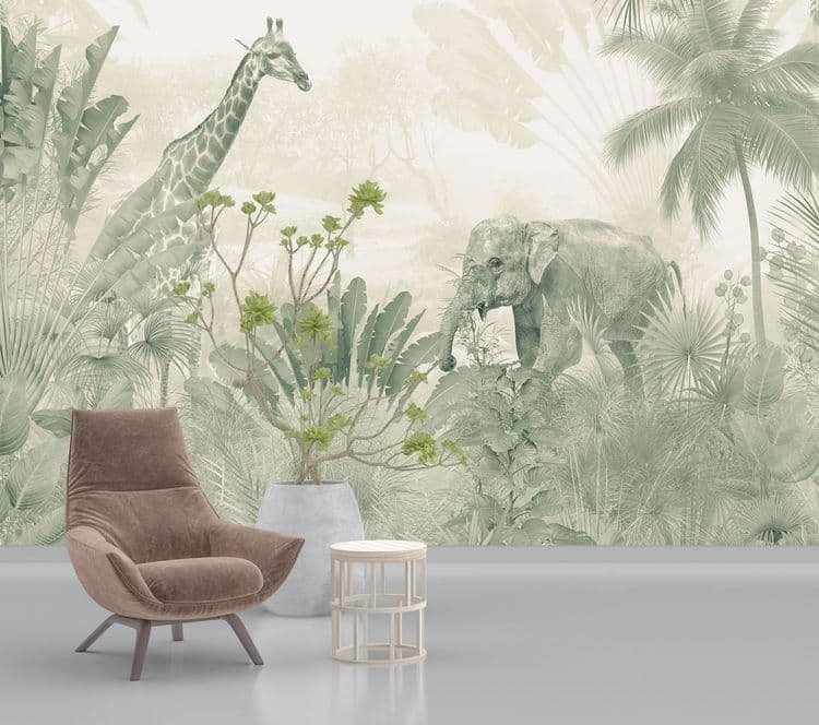 Tropical Safari Wallpaper