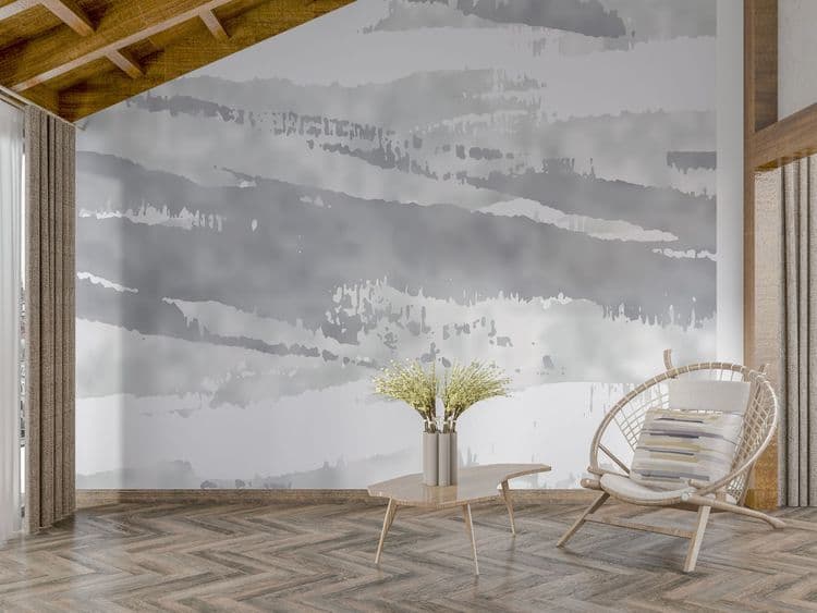 Watercolor Gray Layers