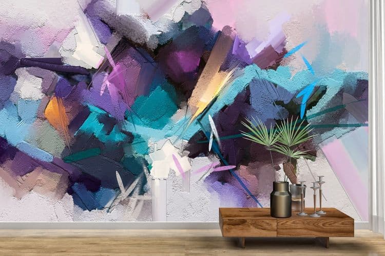 Abstract Purple Burst