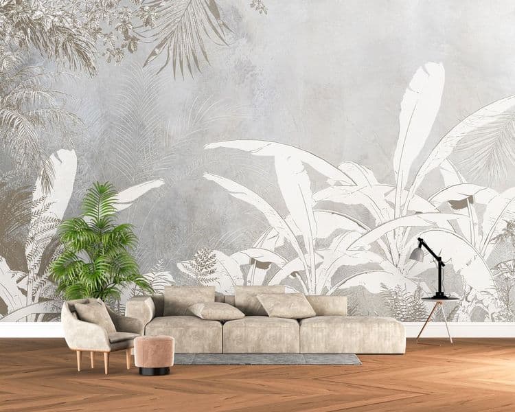 White Tropical Foliage