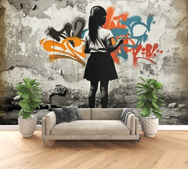 Urban Graffiti Girl