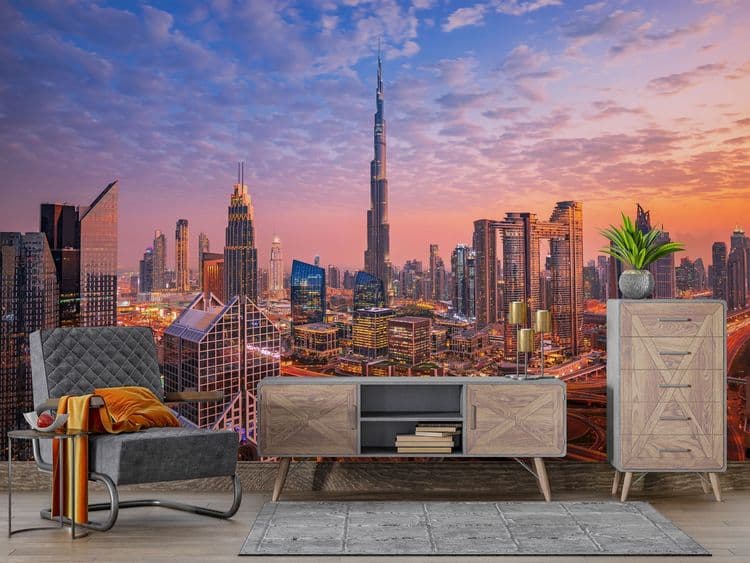 Sunset Cityscape