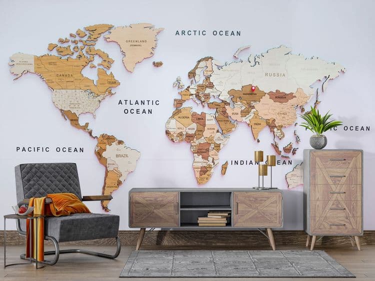 Minimal World Map
