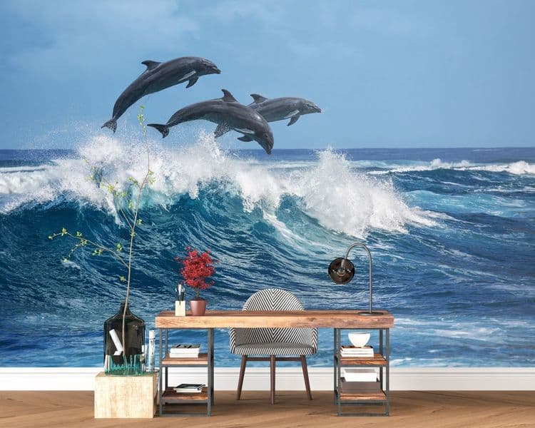 Dolphin Ocean Waves