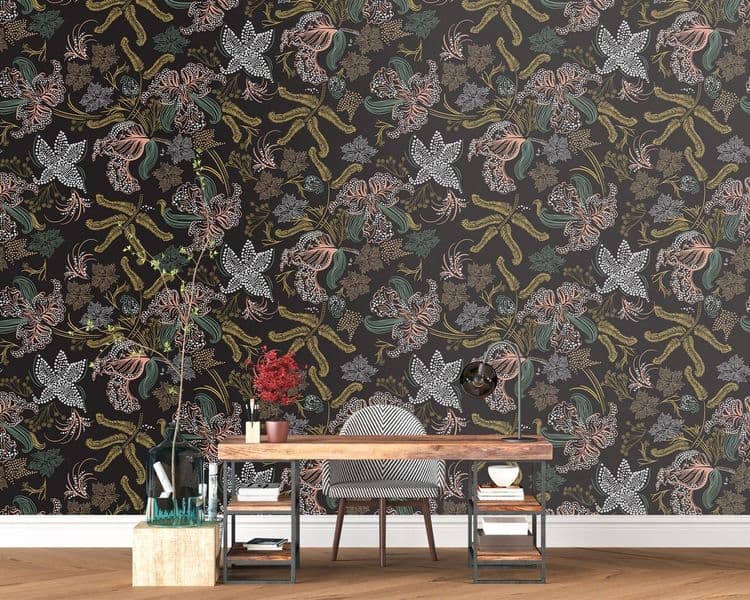 Dark Vintage Floral