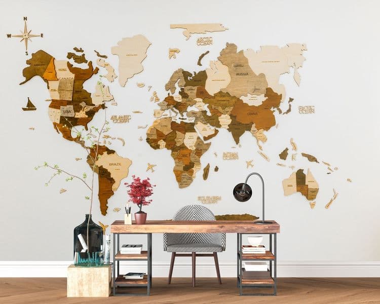 Artistic World Map