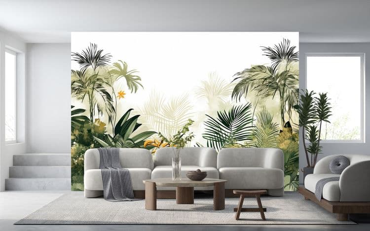 Golden Tropical Foliage