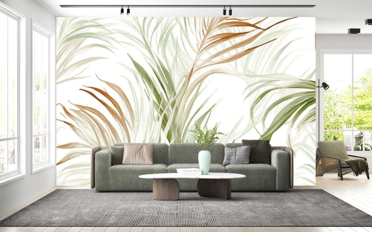Watercolor Grass Pattern
