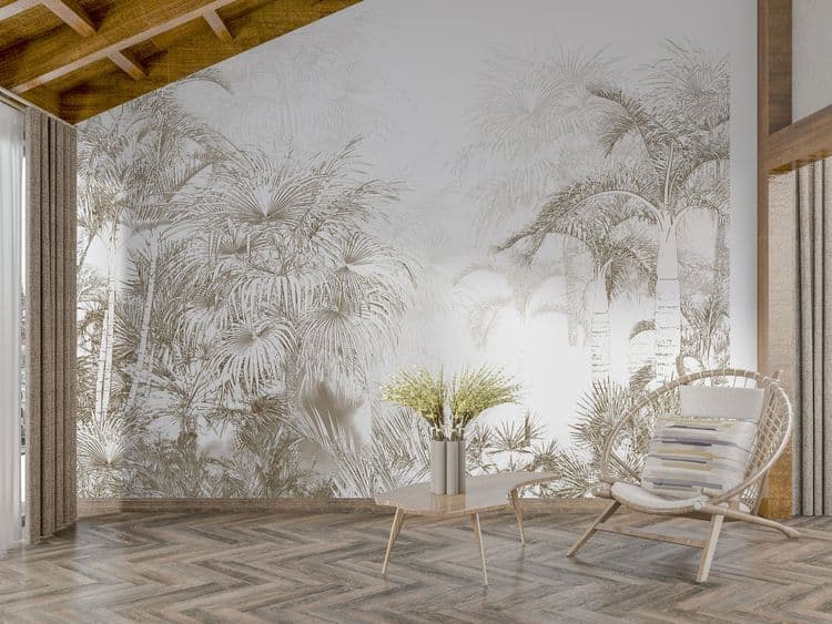 Misty Tropical Trees