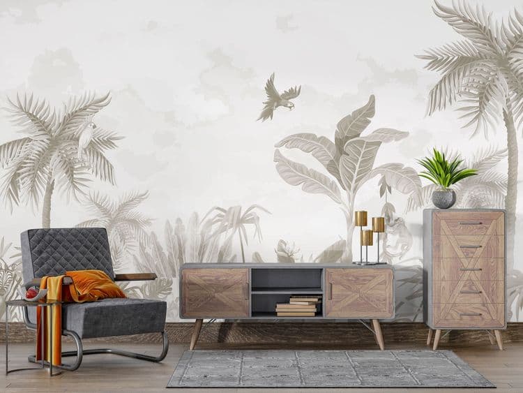 Tropical Wildlife Scene