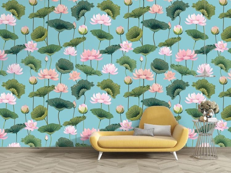 Blue Lotus Pattern