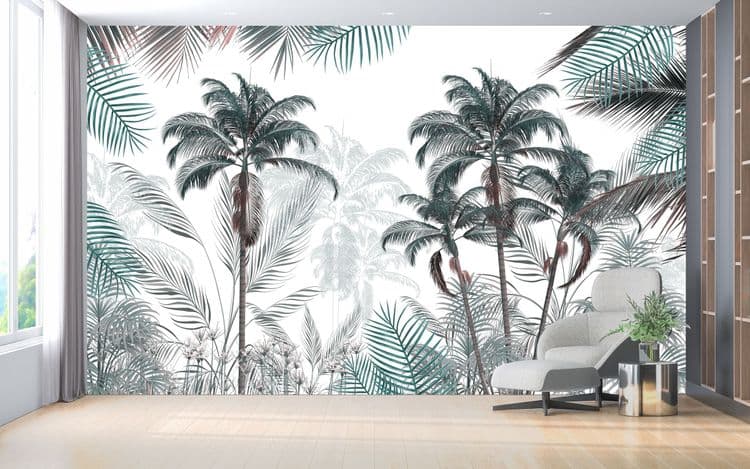 Silver Tropical Trees
